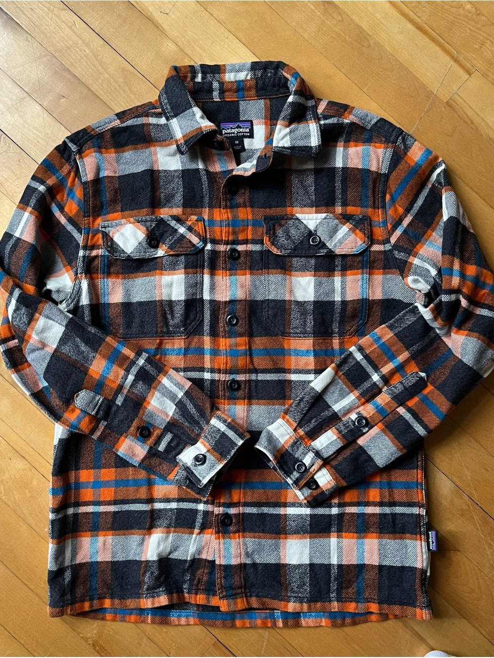 Patagonia Organic Cotton Plaid Button-Down Shirt